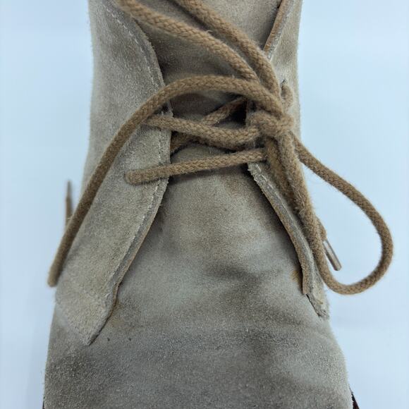 Polo Ralph Lauren Chukka Boots Mens 11 D Tan Suede Crepe Sole Made Italy Used main image 11